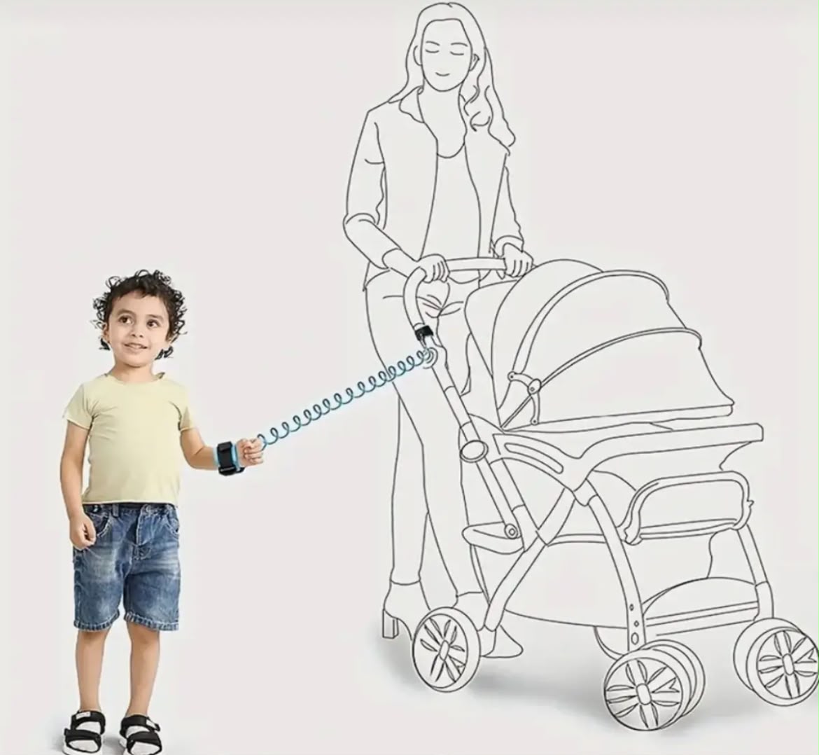 Çocuk Güvenlik Bilekliği – Kopma Önleyici Anti Kayıp Bileklik